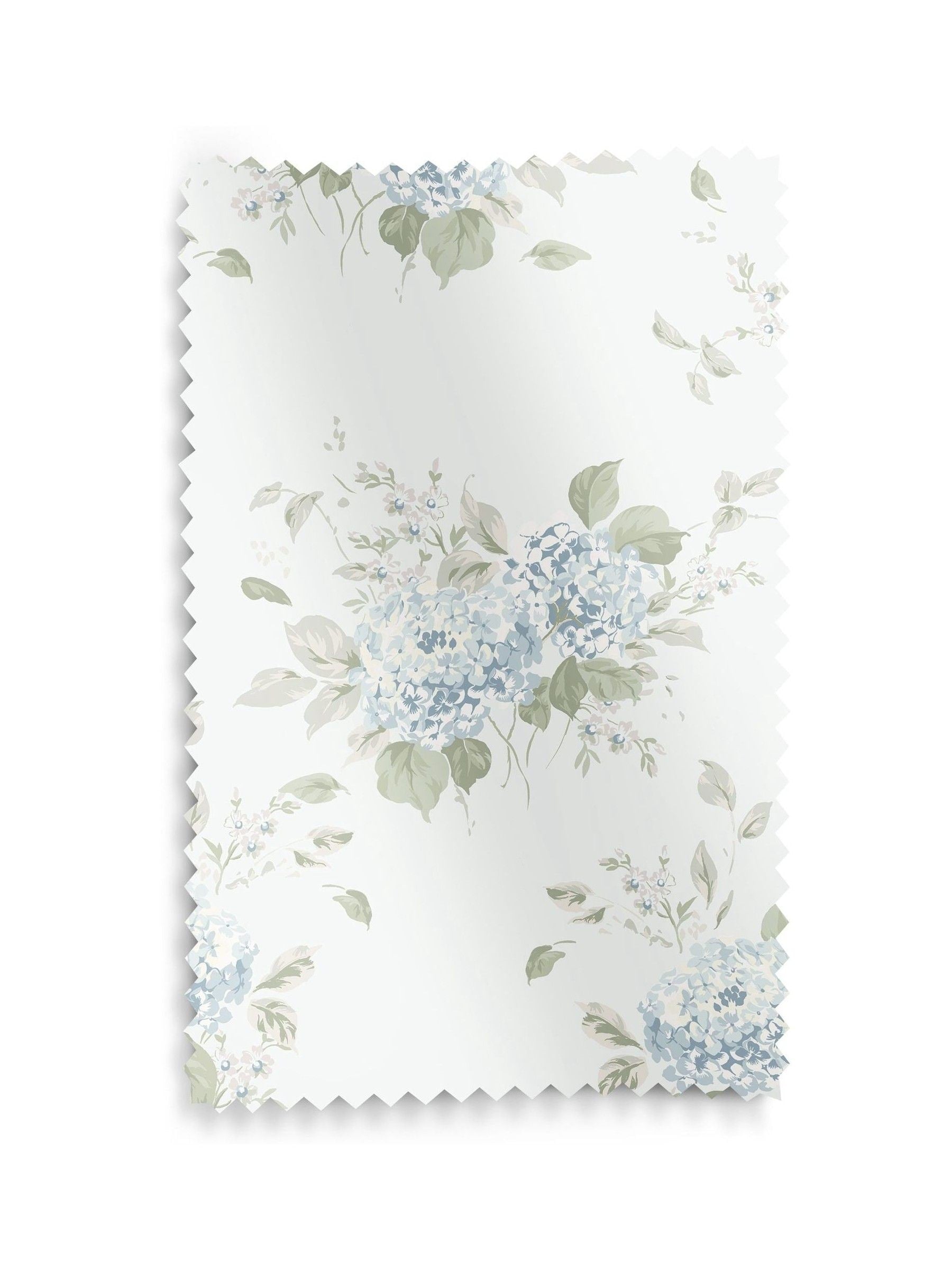 Shabby Chic blue hydrangea roman blind made to measure (British brand)