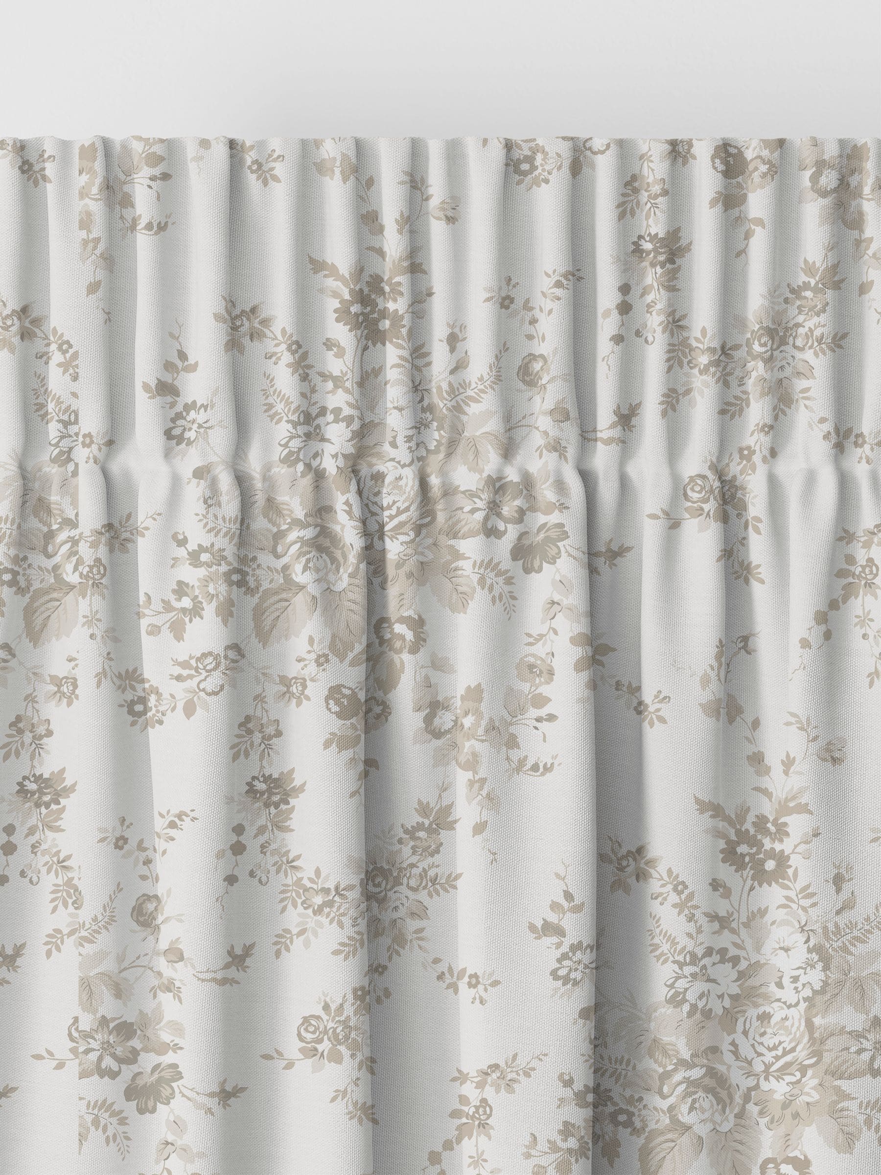 Shabby Chic garden floral made to measure curtains, UK version