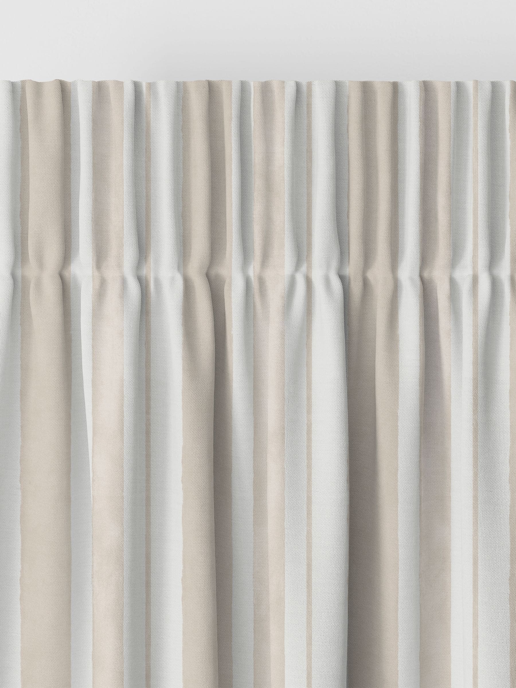 Shabby Chic Natural Watercolour Stripe curtains - British product