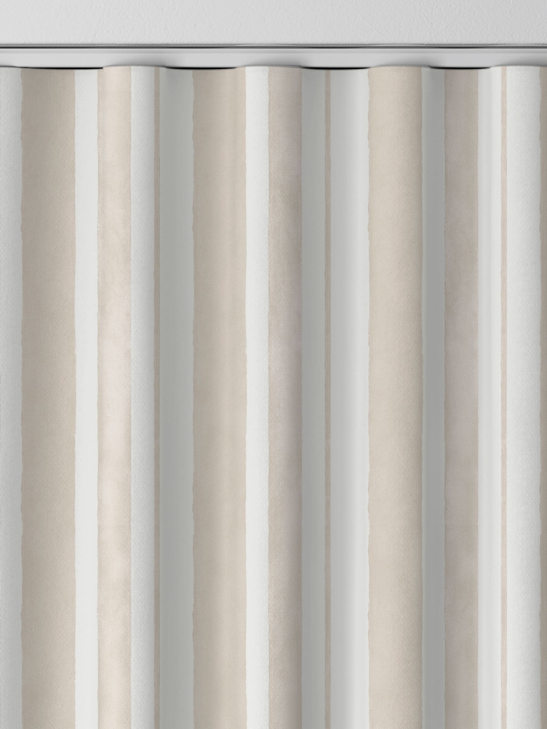 Shabby Chic Natural Watercolour Stripe curtains - British product