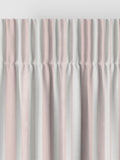 Shabby Chic blush pink watercolour stripe curtains, imported from the UK