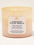 Bath & Body Works Cinnamon Spiced Vanilla 3 Wick Candle 411g