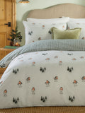Wylder Nature Christmas Robins Return duvet cover set (British brand)