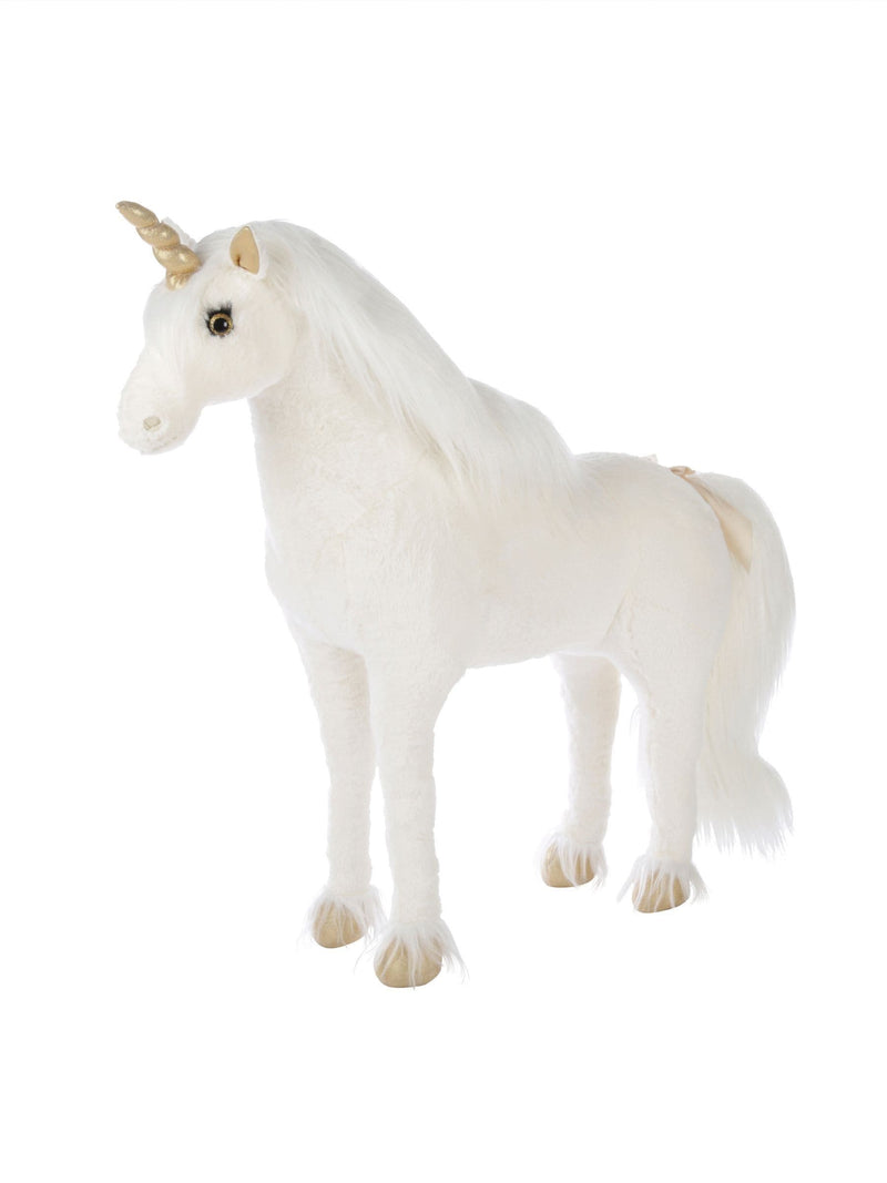Cuddleco gold dust standing unicorn stuffed animal 90cm - British product