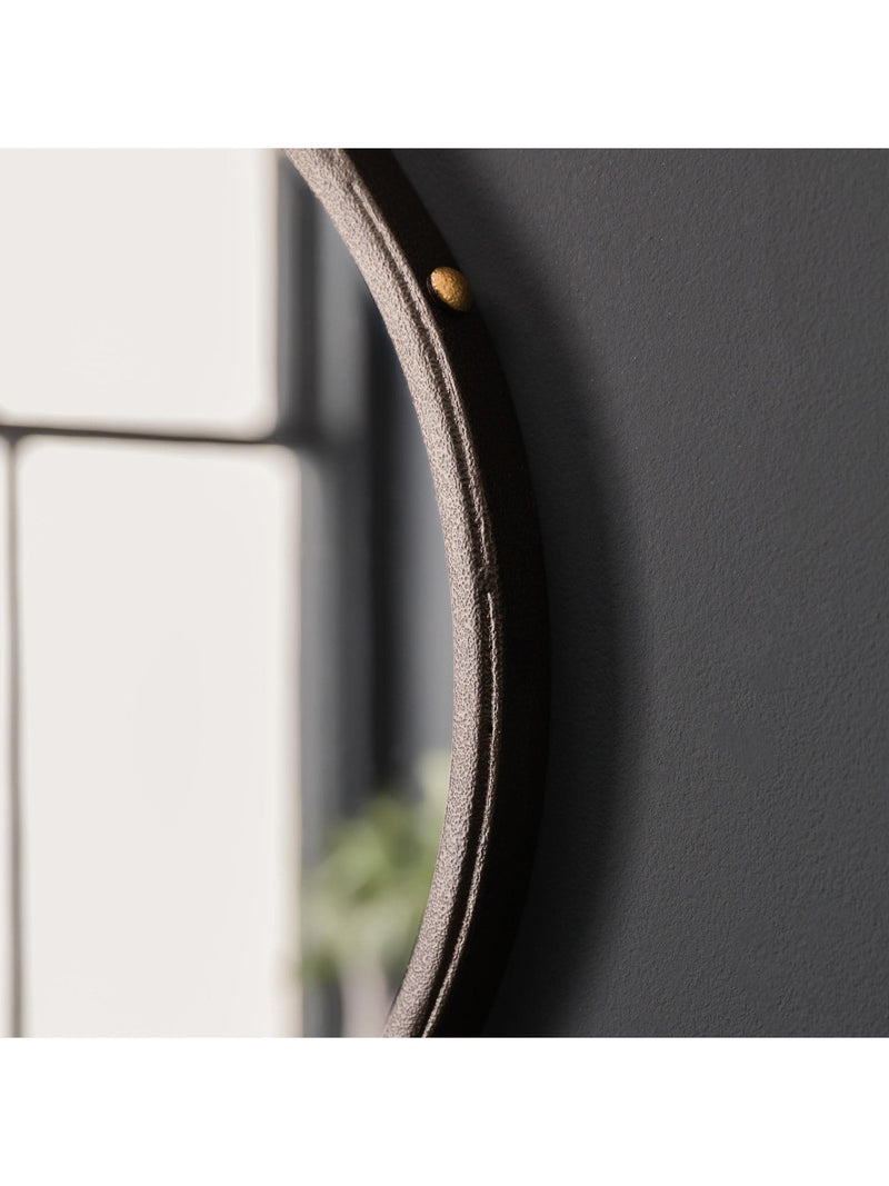 Gallery Home bronze round mirror, UK version