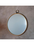 Gallery Home Gold Baystone round mirror 70cm (British brand)