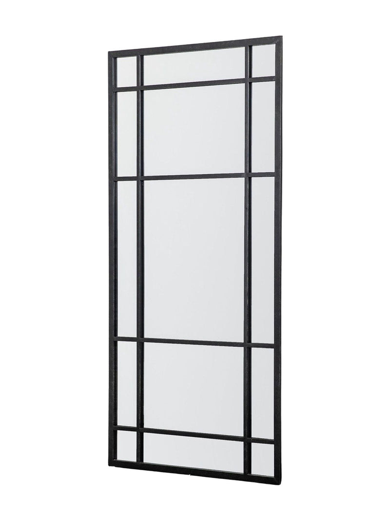 Gallery Home Black Margolin mirror 150cm x 75cm (British brand)