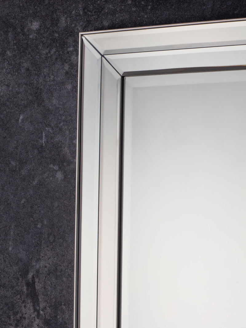 Gallery Home Champagne Roslyn Wall Mirror 100cm x 80cm, UK version