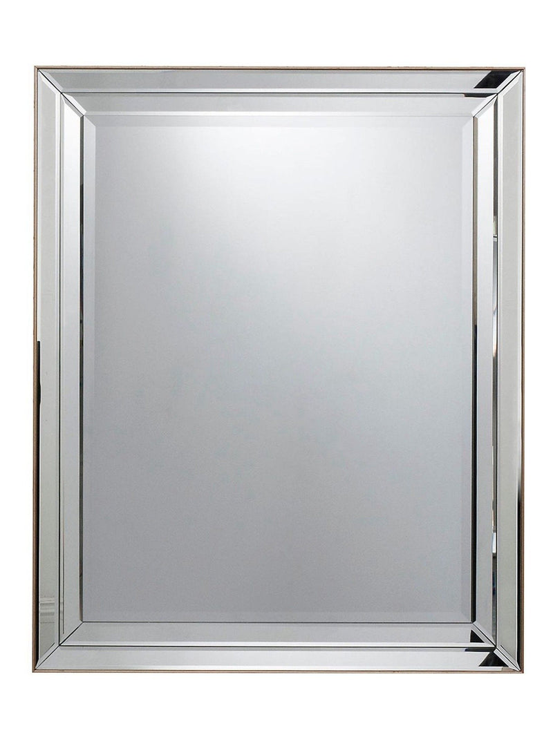 Gallery Home Champagne Roslyn Wall Mirror 100cm x 80cm, UK version