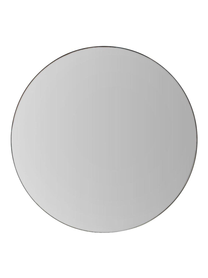 Gallery Home black Haylock round mirror 100cm, UK version