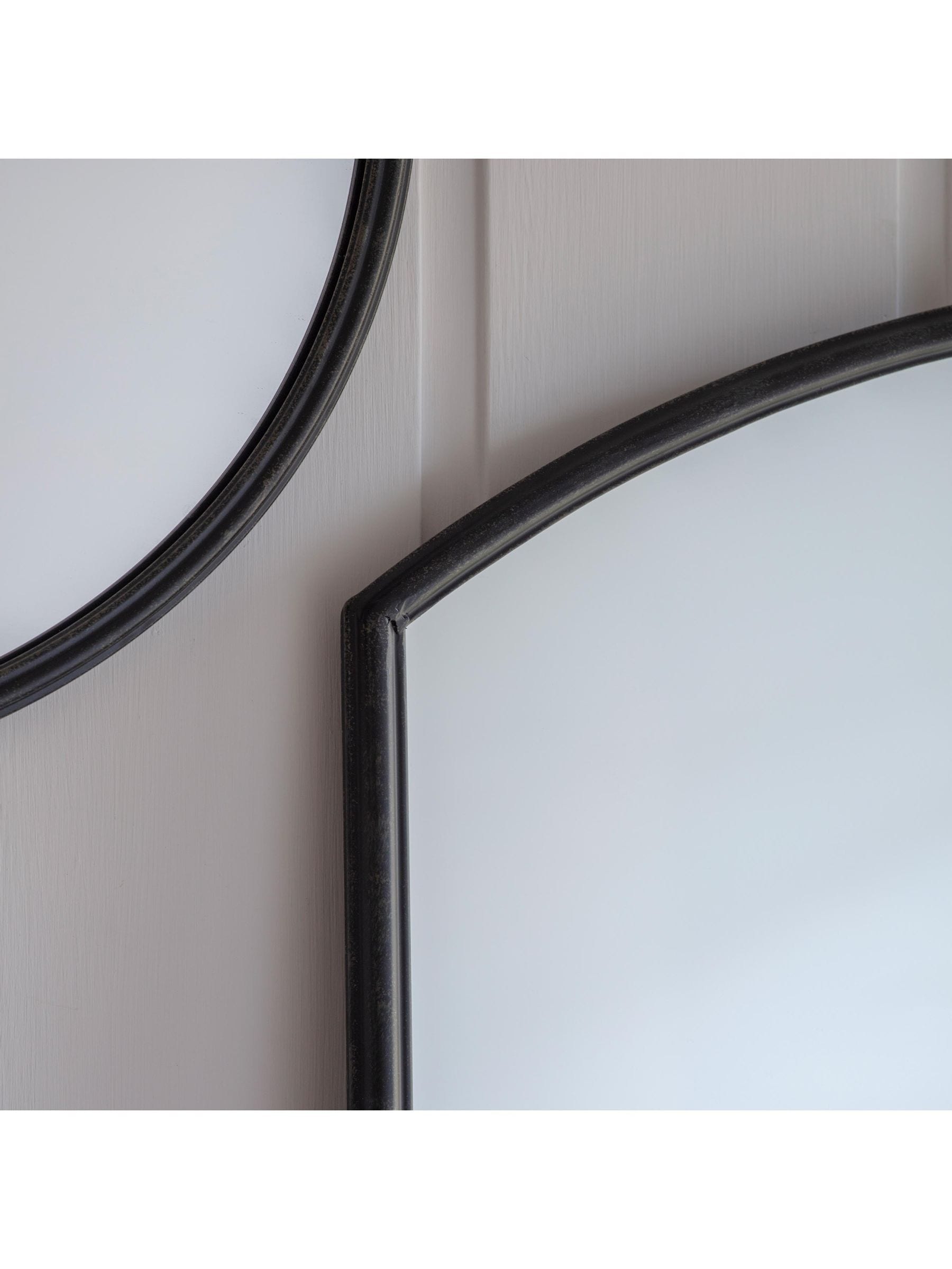 Gallery Home Black Large Fridella Mirror 160cm by 90cm, UK version