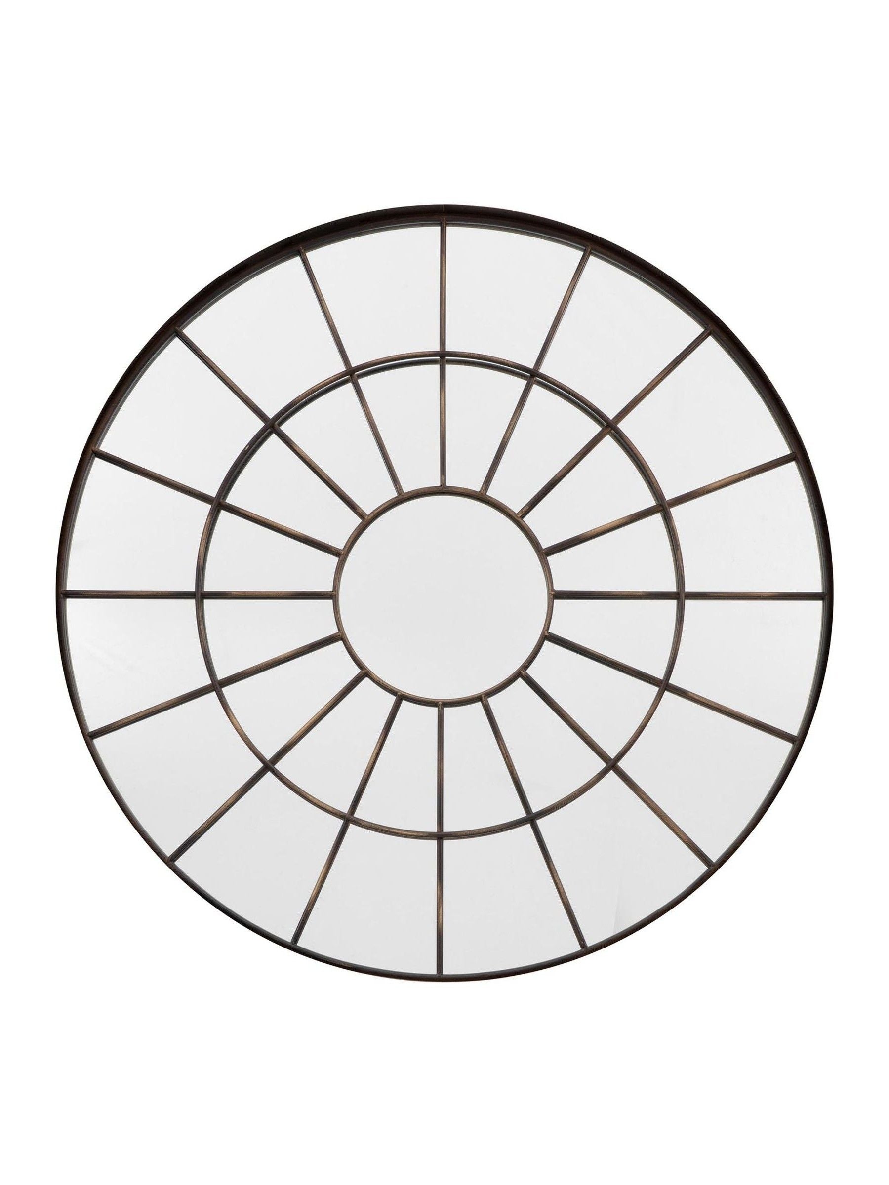 Gallery Home bronze battery mirror 100cm square, UK version