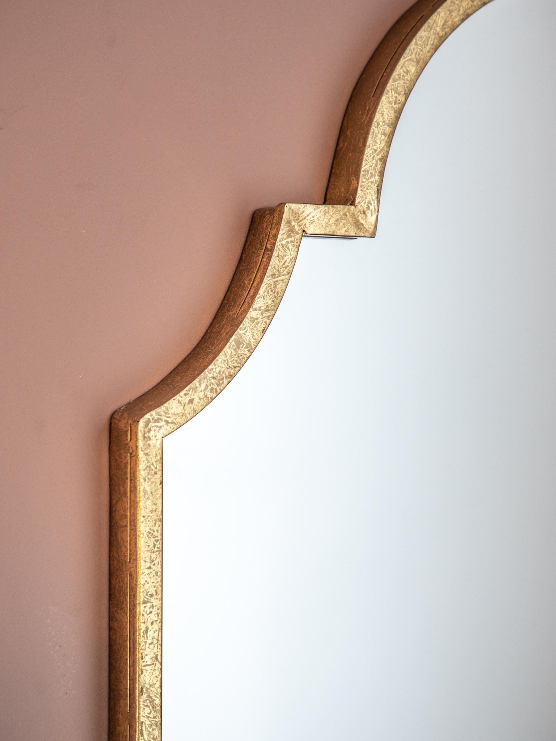Gallery Home Gold Ceretto Mirror 80cm x 50cm, UK version