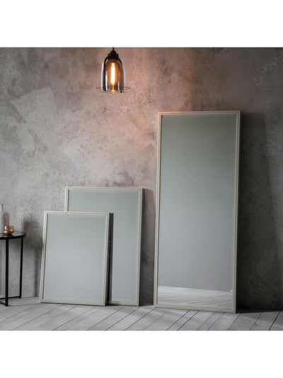 Next Gallery Home Silver Floydan Leaner Wall Mirror- Buy online at McGrocer