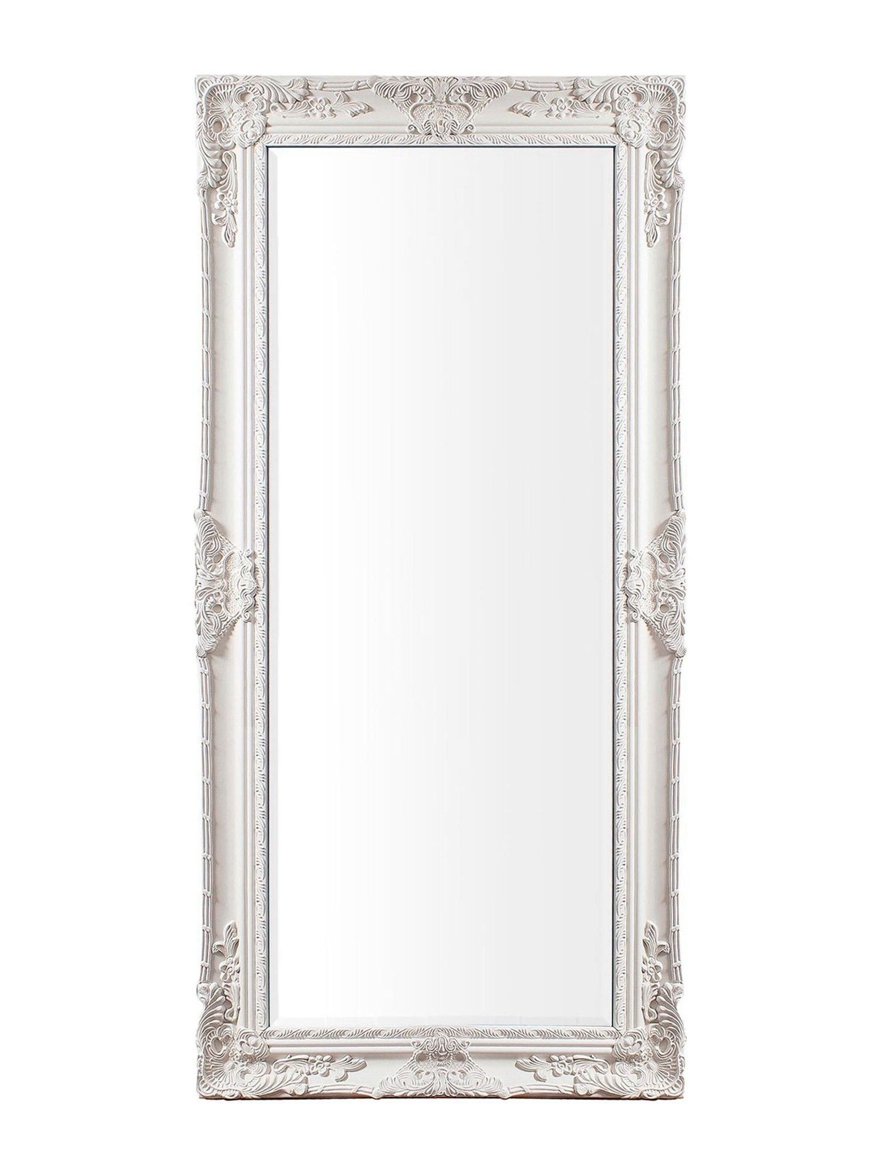 Gallery Home Cream Hampton leaner mirror 170cm, UK version