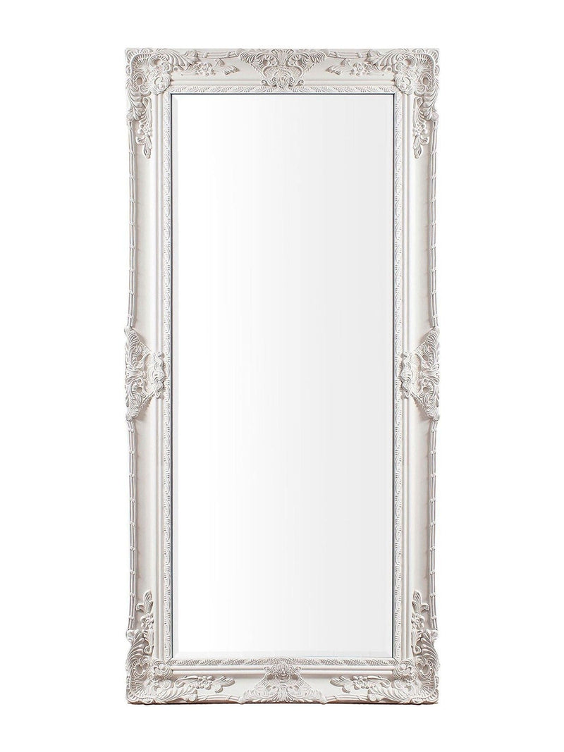 Gallery Home Cream Hampton leaner mirror 170cm, UK version