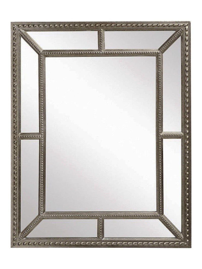 Gallery Home Silver Lawthorne wall mirror with adjustable light, UK version