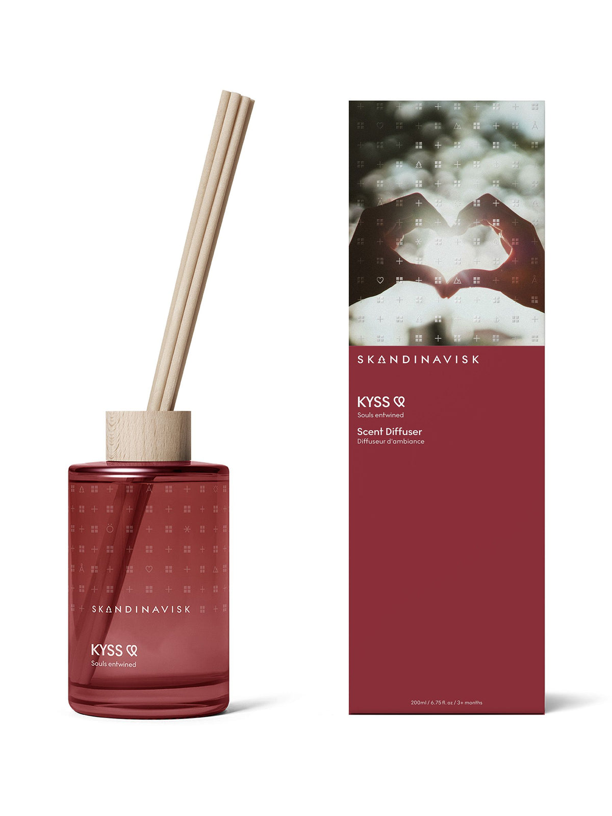 Skandinavisk Red KYSS scent diffuser 200ml, UK version
