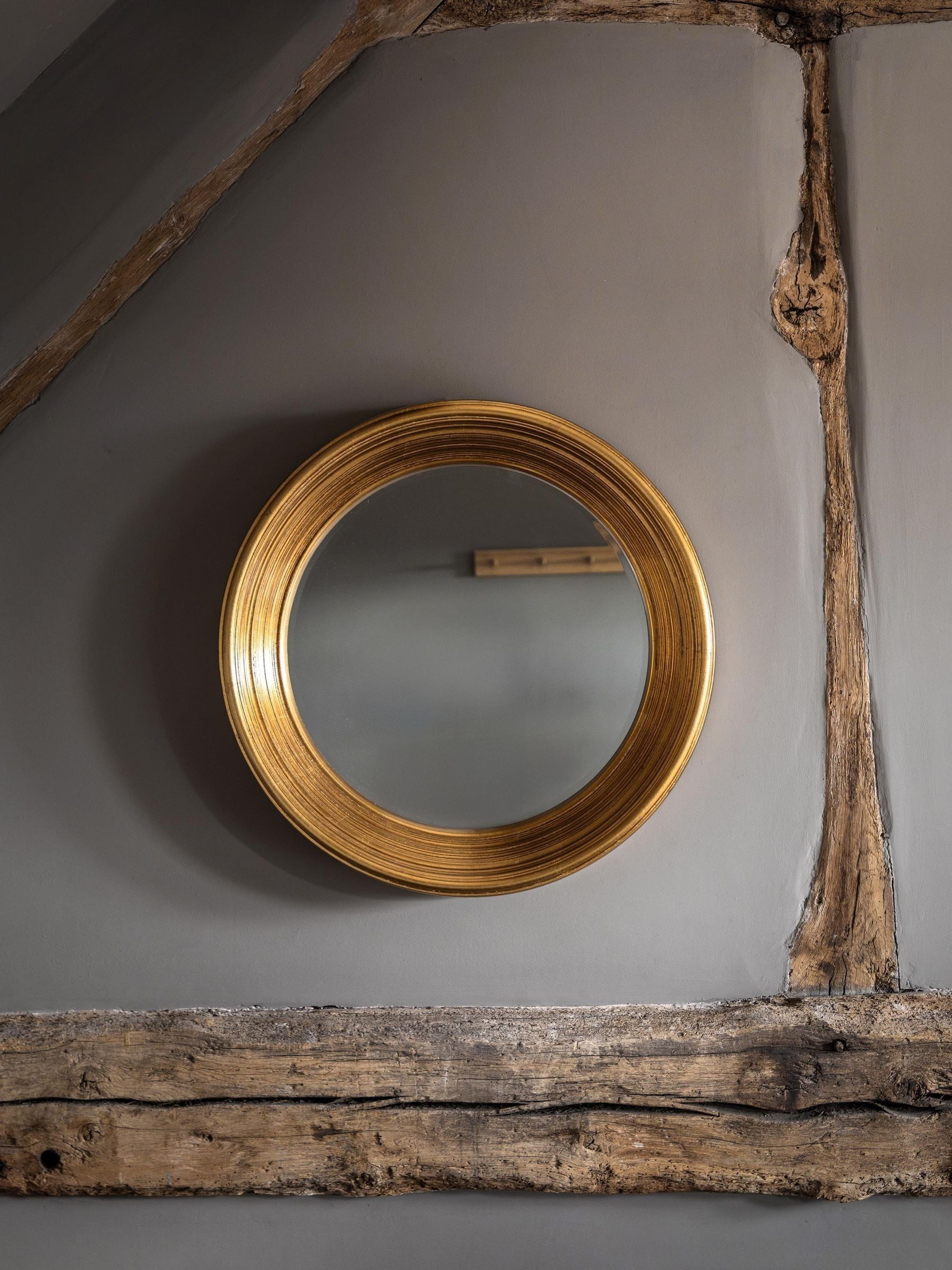 Gallery Home Gold Chapwell Round Mirror 65cm, UK version