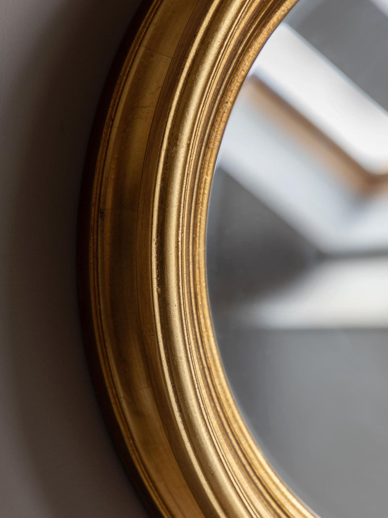 Gallery Home Gold Chapwell Round Mirror 65cm, UK version