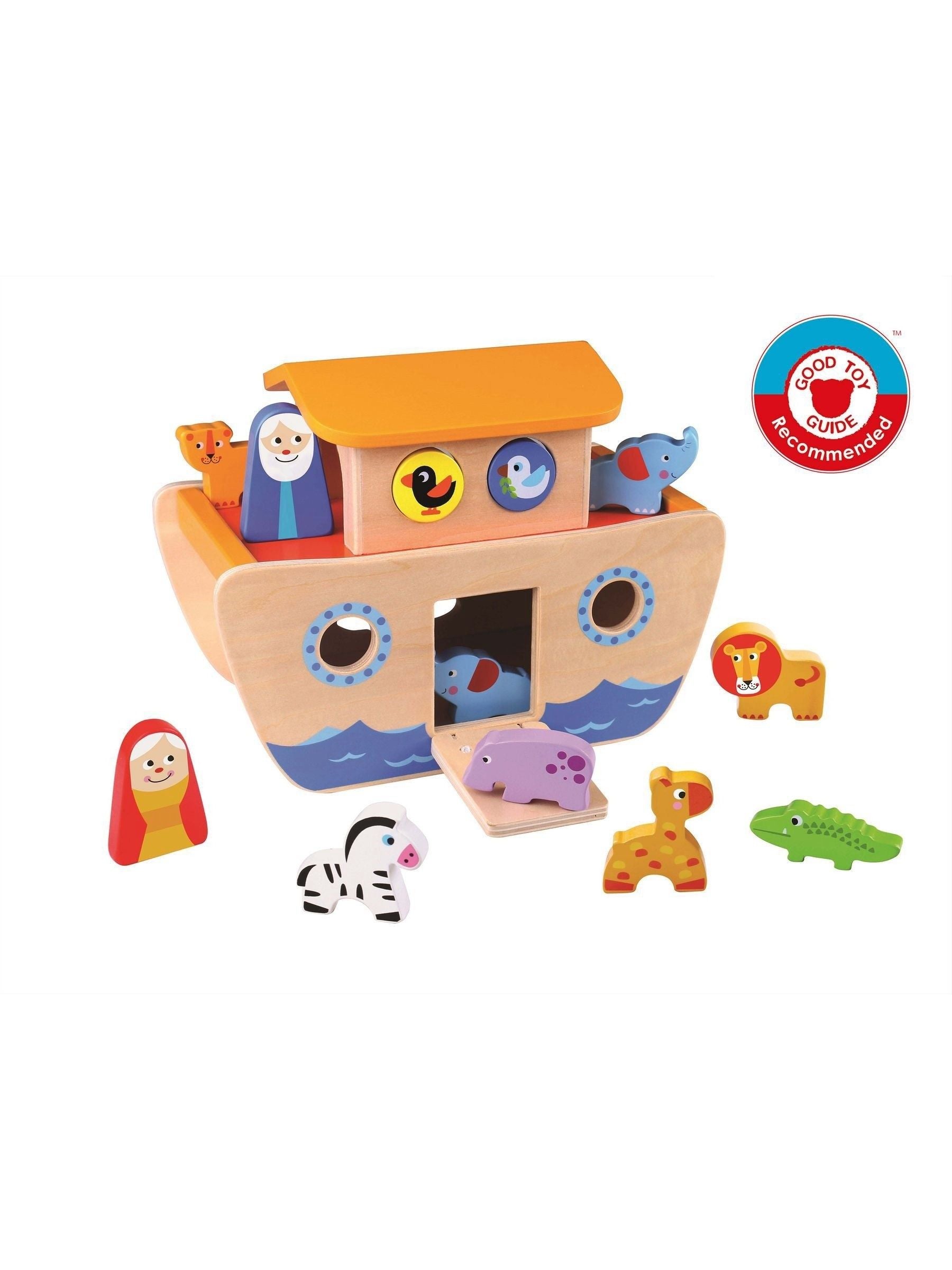 Tooky Toy Noahs Ark wooden toy set - British product