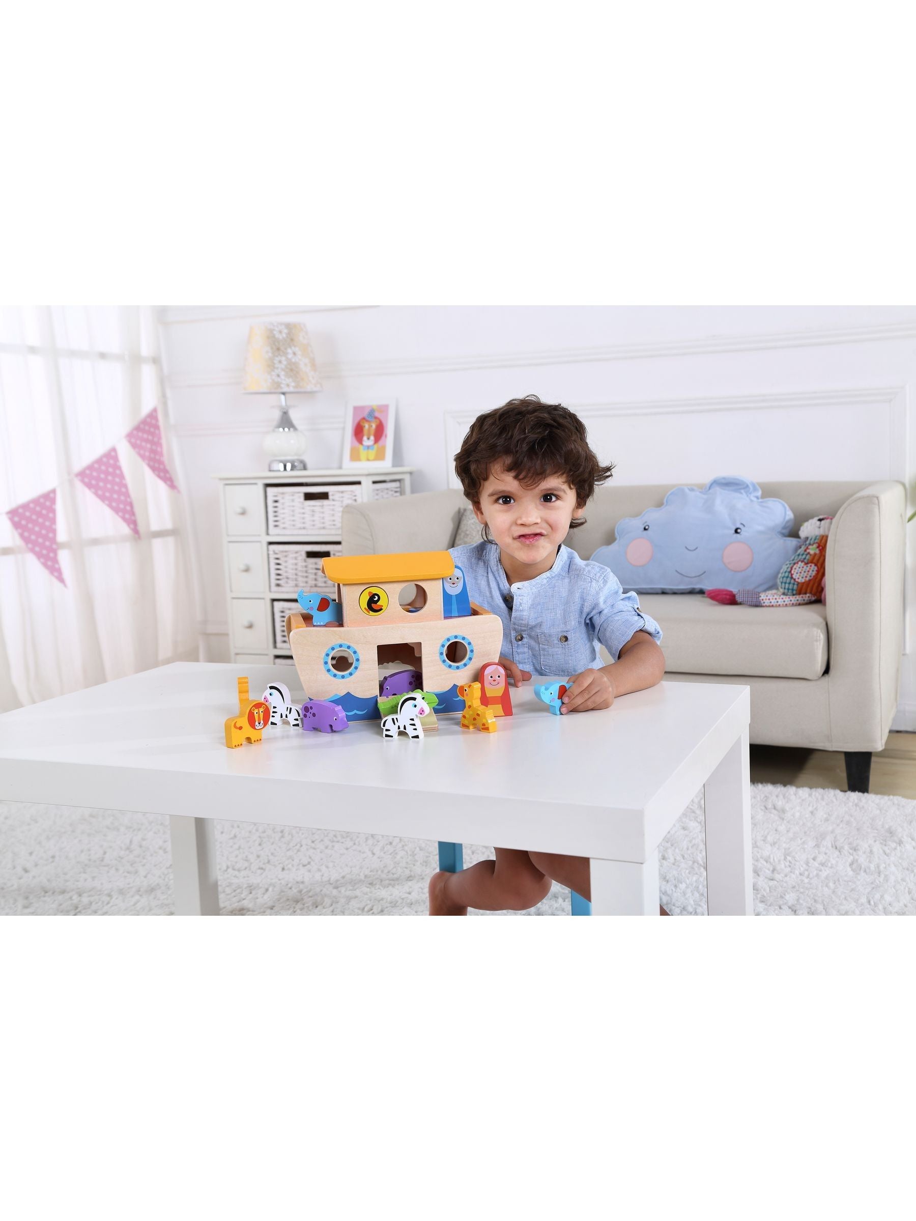Tooky Toy Noahs Ark wooden toy set - British product