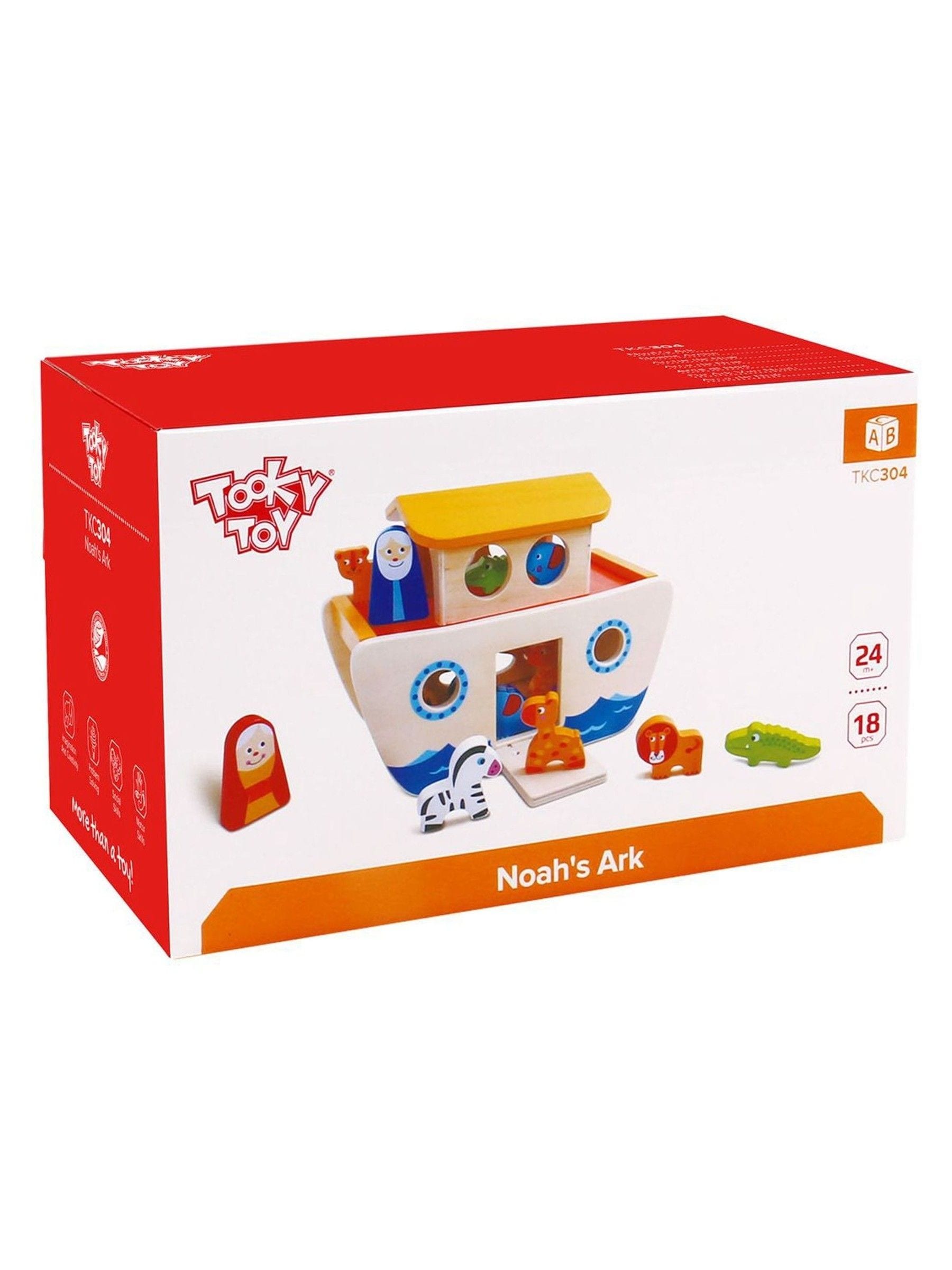Tooky Toy Noahs Ark wooden toy set - British product