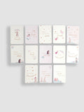 JoJo Maman Bébé baby milestone cards set of 26 (British brand)