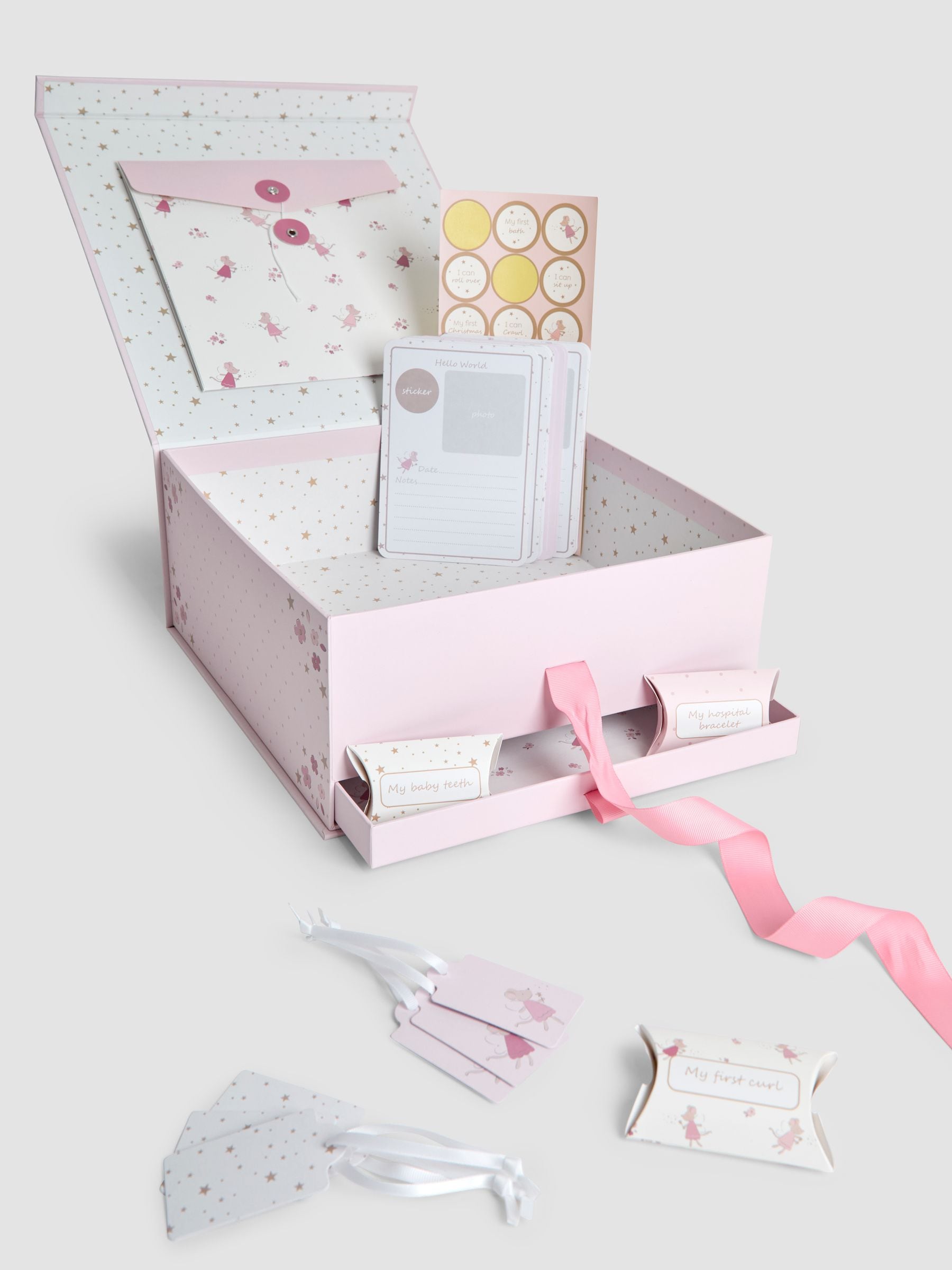 JoJo Maman Bébé Pink Fairy Mouse memory box, UK version