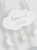 JoJo Maman Bébé wooden wall hanging born in 2026 - British product