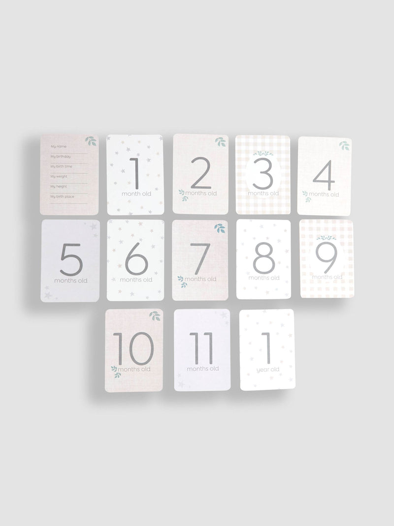 JoJo Maman Bébé My First Milestone Cards set of 26 (British brand)