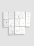 JoJo Maman Bébé My First Milestone Cards set of 26 (British brand)