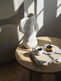Broste Copenhagen White Isolde Vase