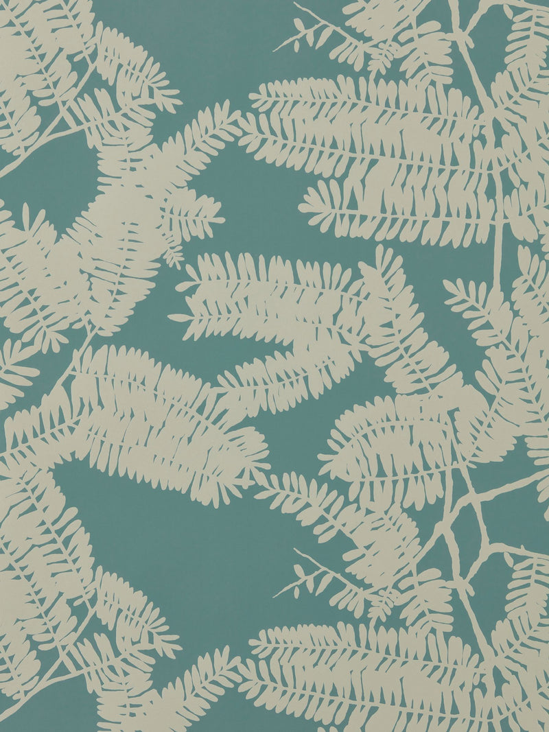 Harlequin Blue Extravagance Reflect wallpaper sample A4 (British brand)