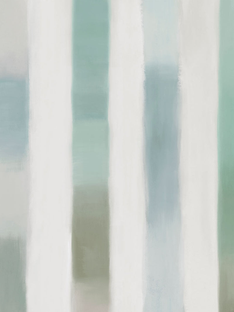 Harlequin Blue Onburu Reflect wallpaper sample A4, imported from the UK