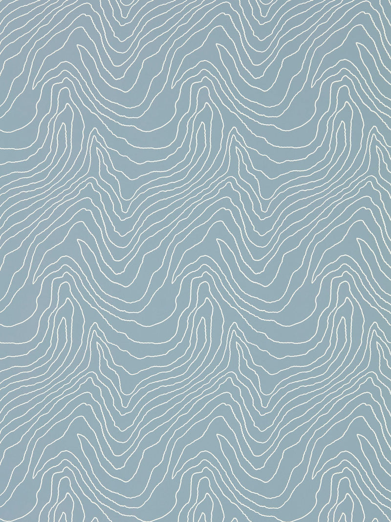 Harlequin Blue Formation Reflect wallpaper sample A4 - British product