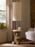 Natural Hamish floor lamp 155cm resin textile metal (British brand)