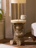 Natural Hamish floor lamp 155cm resin textile metal (British brand)
