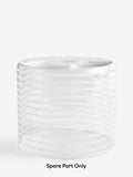 Milan clear linear glass shade spare part (British brand)