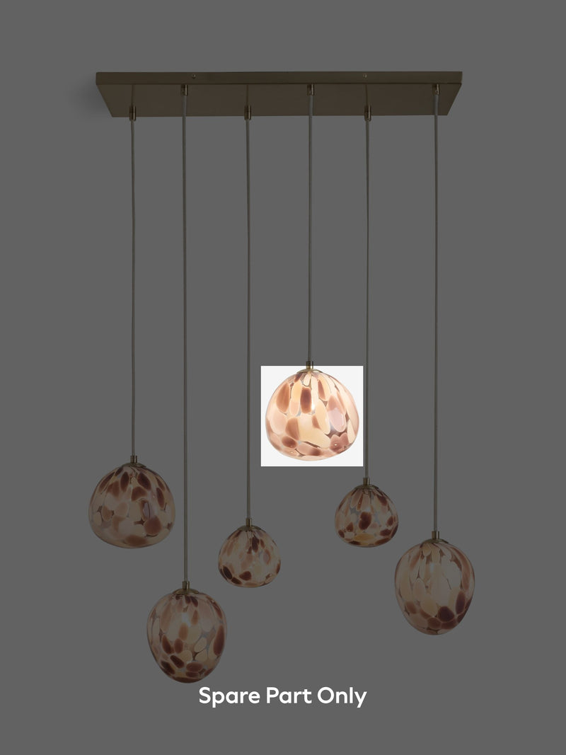 Multi Elodie Linear Large glass shade spare part, UK version