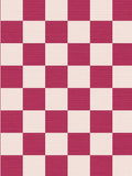 Graham & Brown Raspberry Envy Check Me Out wallpaper sample A4, UK version