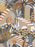 Graham & Brown Ochre Envy Vacay wallpaper sample A4, UK version