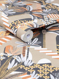 Graham & Brown Ochre Envy Vacay wallpaper sample A4, UK version