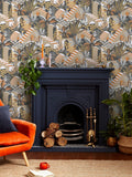 Graham & Brown Ochre Envy Vacay wallpaper sample A4, UK version