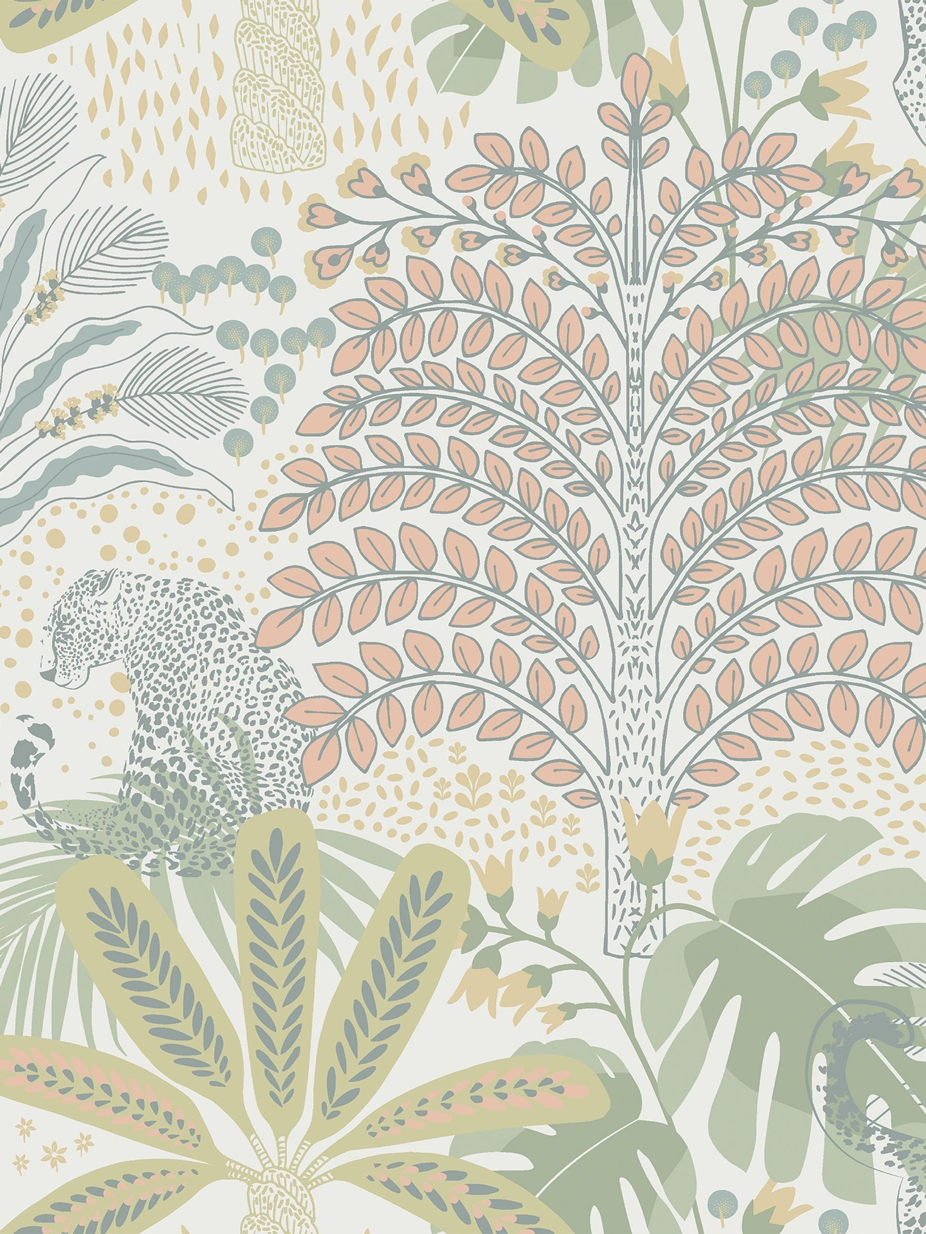 Graham & Brown Pastels Envy Savannah wallpaper sample A4, imported from the UK