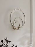 Nickel Raya LED wall light, UK version