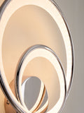 Nickel Raya LED wall light, UK version