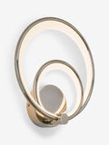 Nickel Raya LED wall light, UK version