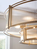 Brass Hertford Chandelier 9 Light Ceiling Light