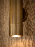 Wall light Ashfield 2-light 21cm bronze finish, UK version